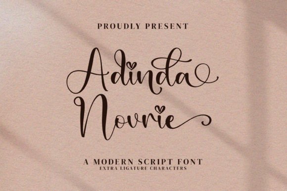 Adinda Novrie Font for Creative Design
