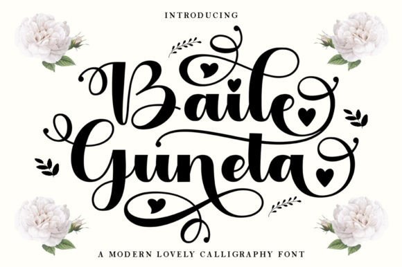 Baile Guneta: Elegant Script Font for Business Branding