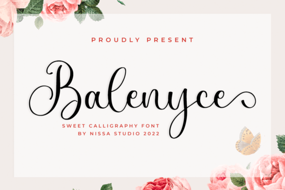 Balenyce: A Delicate Script Font for Elegant Branding