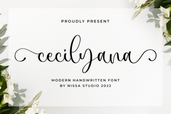Cecilyana: A Script Font for Creative Makers
