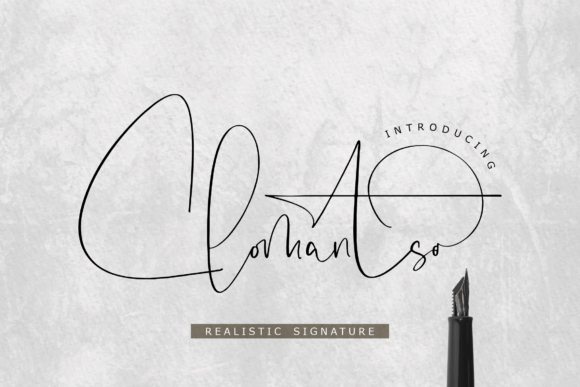 Clomantso: A Classy Script Font