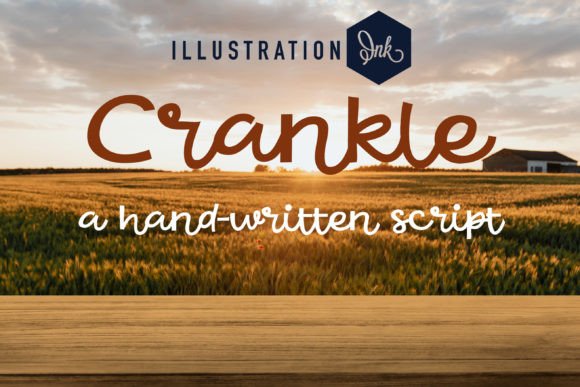 Crankle Font for Elegant Design
