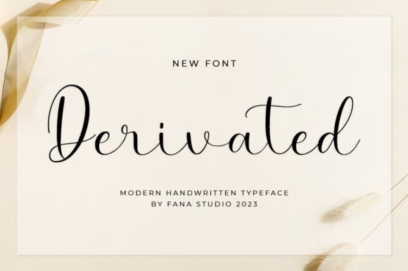Derivated: A Stylish Font for Business