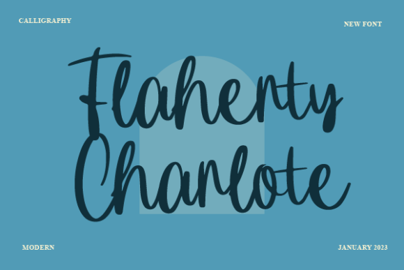Flaherty Charlote Font for Business Branding