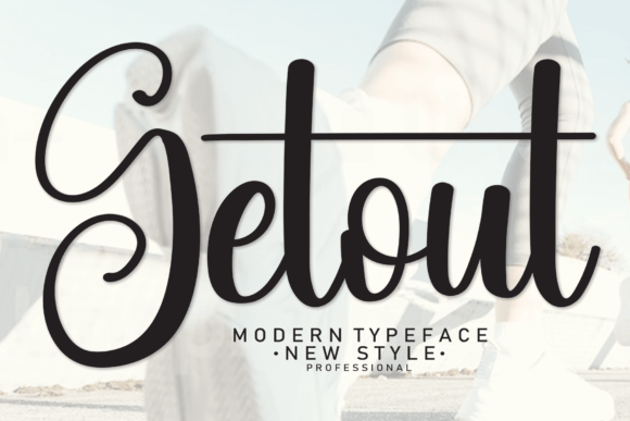 Getout Font for Creative Projects