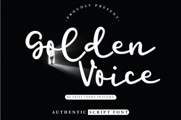 Golden Voice Font for Creative Projects
