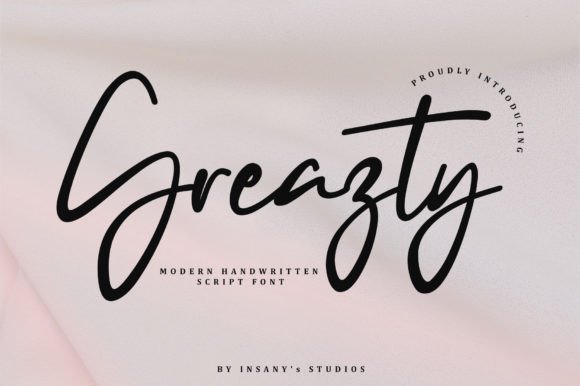 Greazty Font for Creative Projects