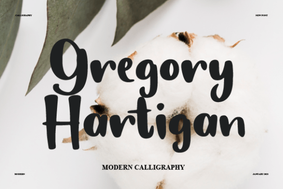 Gregory Hartigan Font for Web Design