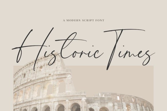Historic Times Font for Business Style