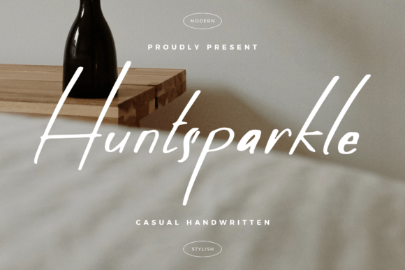 Huntsparkle: A Font for Creative Campaigns