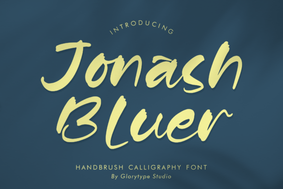 Jonash Bluer Font for Web Design
