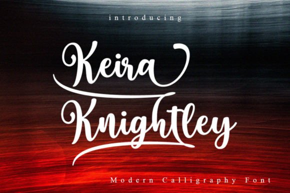 Keira Knightley Font for Elegant Design