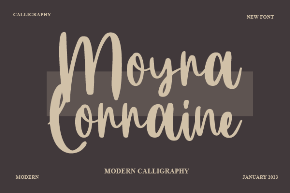 Moyra Lorraine Font for Creative Design