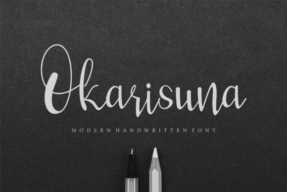 Okarisuna: A Modern Handwritten Font