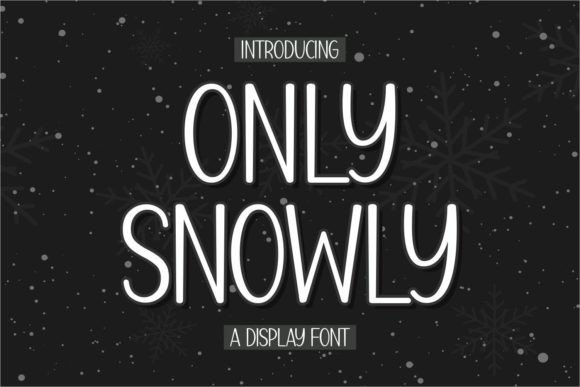 Only Snowly Font for Web Design