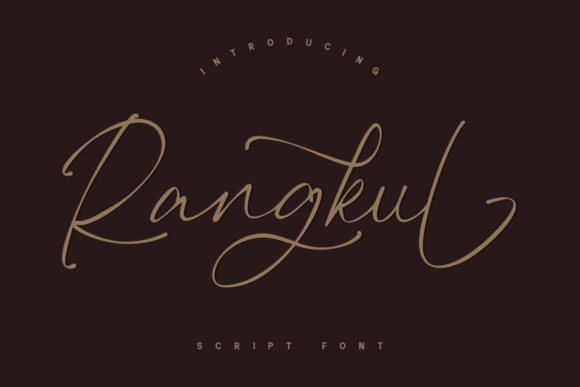 Rangkul: A Script Font for Business Branding