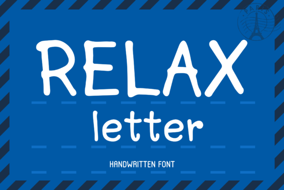 Relax Letter Font for Creative Makers
