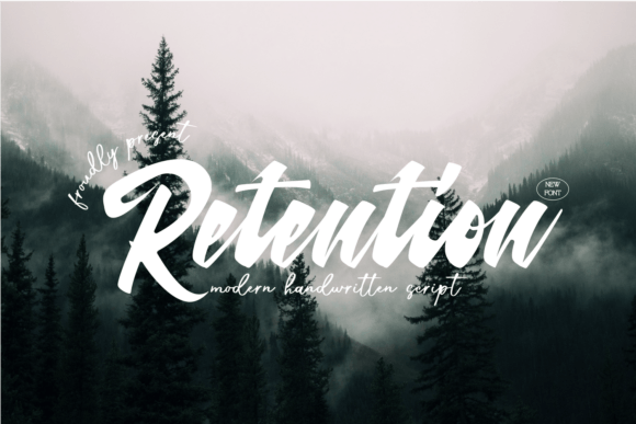 Retention Font for Modern Design