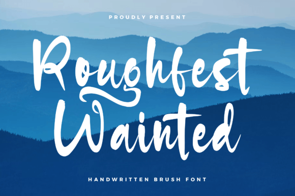 Roughfest Wainted Font for Business Branding