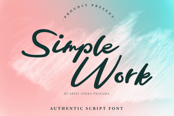 Simple Work Font for Creative Projects
