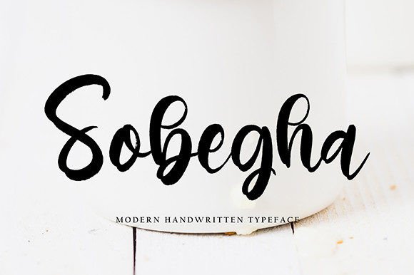 Sobegha: A Bold Handwritten Font for Creative Brands