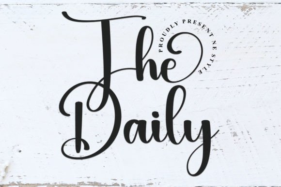 The Daily Font for Creative Projects