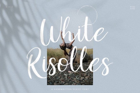 White Risolles Font for Elegant Campaigns